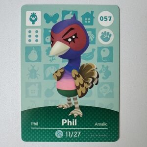 Nintendo | Animal Crossing amiibo Card | Phil 057